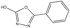 5-phenyl-1,3,4-oxadiazol-2-ol Struktur