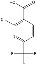 2-CHLORO-6-(TRIFLUOROMETHYL)PYRIDINE-3-CARBOXYLIC ACID Struktur