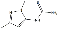 N-(1,3-DIMETHYL-1H-PYRAZOL-5-YL)THIOUREA Struktur