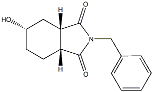 (3AS,5S,7AR)-2-BENZYL-5-HYDROXYHEXAHYDRO-1H-ISOINDOLE-1,3(2H)-DIONE Struktur