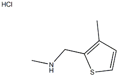 N-METHYL-N-[(3-METHYLTHIEN-2-YL)METHYL]AMINE HYDROCHLORIDE Struktur