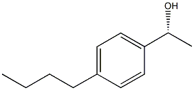 (1R)-1-(4-BUTYLPHENYL)ETHANOL Struktur