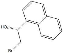 (1R)-2-BROMO-1-(1-NAPHTHYL)ETHANOL Struktur