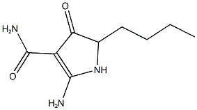 2-AMINO-5-BUTYL-4-OXO-4,5-DIHYDRO-1H-PYRROLE-3-CARBOXAMIDE Struktur