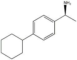 (1S)-1-(4-CYCLOHEXYLPHENYL)ETHANAMINE Struktur