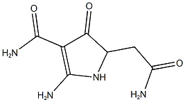 2-AMINO-5-(2-AMINO-2-OXOETHYL)-4-OXO-4,5-DIHYDRO-1H-PYRROLE-3-CARBOXAMIDE Struktur