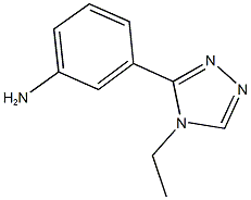 3-(4-ethyl-4H-1,2,4-triazol-3-yl)aniline Struktur