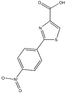 2-(4-nitrophenyl)-1,3-thiazole-4-carboxylic acid Struktur