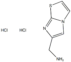 1-imidazo[2,1-b][1,3]thiazol-6-ylmethanamine dihydrochloride Struktur