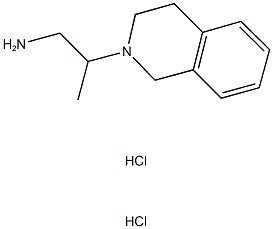 2-(3,4-dihydroisoquinolin-2(1H)-yl)propan-1-amine dihydrochloride Struktur