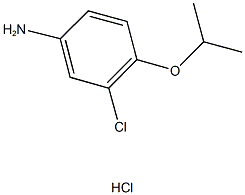 3-chloro-4-isopropoxyaniline hydrochloride Struktur