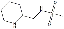 N-(piperidin-2-ylmethyl)methanesulfonamide Struktur