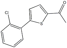 1-[5-(2-chlorophenyl)thien-2-yl]ethanone Struktur