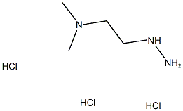 N-(2-hydrazinoethyl)-N,N-dimethylamine trihydrochloride Struktur