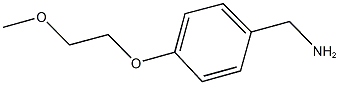 1-[4-(2-methoxyethoxy)phenyl]methanamine Struktur