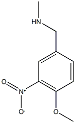 [(4-methoxy-3-nitrophenyl)methyl](methyl)amine Struktur