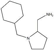 [1-(cyclohexylmethyl)pyrrolidin-2-yl]methanamine Struktur