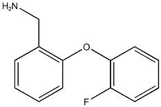 [2-(2-fluorophenoxy)phenyl]methanamine Struktur