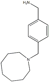 [4-(azocan-1-ylmethyl)phenyl]methanamine Struktur