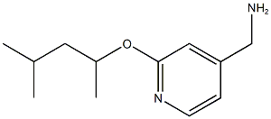 {2-[(4-methylpentan-2-yl)oxy]pyridin-4-yl}methanamine Struktur