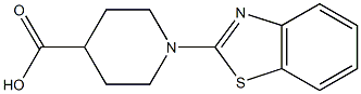 1-(1,3-benzothiazol-2-yl)piperidine-4-carboxylic acid Struktur