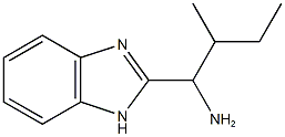 1-(1H-1,3-benzodiazol-2-yl)-2-methylbutan-1-amine Struktur