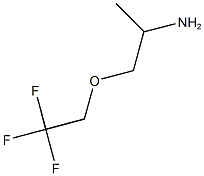 1-(2,2,2-trifluoroethoxy)propan-2-amine Struktur