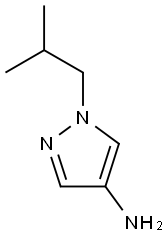 1-(2-methylpropyl)-1H-pyrazol-4-amine Struktur