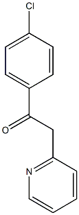 1-(4-chlorophenyl)-2-(pyridin-2-yl)ethan-1-one Struktur