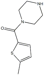 1-[(5-methylthiophen-2-yl)carbonyl]piperazine Struktur