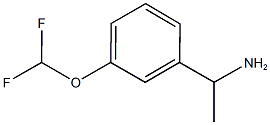 1-[3-(difluoromethoxy)phenyl]ethanamine Struktur