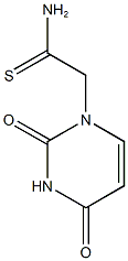 2-(2,4-dioxo-1,2,3,4-tetrahydropyrimidin-1-yl)ethanethioamide Struktur