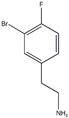 2-(3-bromo-4-fluorophenyl)ethan-1-amine Struktur