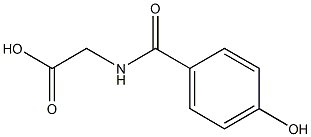 2-[(4-hydroxyphenyl)formamido]acetic acid Struktur