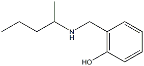 2-[(pentan-2-ylamino)methyl]phenol Struktur