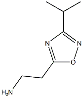 2-[3-(propan-2-yl)-1,2,4-oxadiazol-5-yl]ethan-1-amine Struktur