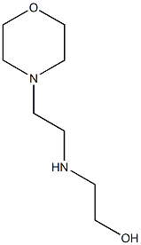 2-{[2-(morpholin-4-yl)ethyl]amino}ethan-1-ol Struktur