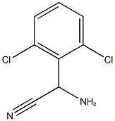 2-amino-2-(2,6-dichlorophenyl)acetonitrile Struktur