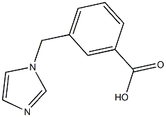 3-(1H-imidazol-1-ylmethyl)benzoic acid Struktur