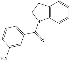 3-(2,3-dihydro-1H-indol-1-ylcarbonyl)aniline Struktur