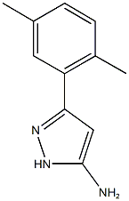 3-(2,5-dimethylphenyl)-1H-pyrazol-5-amine Struktur