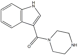 3-(piperazin-1-ylcarbonyl)-1H-indole Struktur