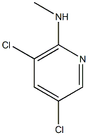 3,5-dichloro-N-methylpyridin-2-amine Struktur