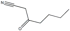 3-oxoheptanenitrile Struktur