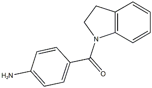 4-(2,3-dihydro-1H-indol-1-ylcarbonyl)aniline Struktur