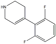 4-(2,6-difluorophenyl)-1,2,3,6-tetrahydropyridine Struktur