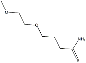 4-(2-methoxyethoxy)butanethioamide Struktur