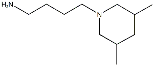 4-(3,5-dimethylpiperidin-1-yl)butan-1-amine Struktur