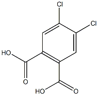 4,5-dichlorobenzene-1,2-dicarboxylic acid Struktur