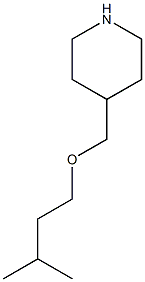 4-[(3-methylbutoxy)methyl]piperidine Struktur